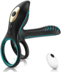 Couples Ring, with Remote Control, IPX7 Waterproof (Black)